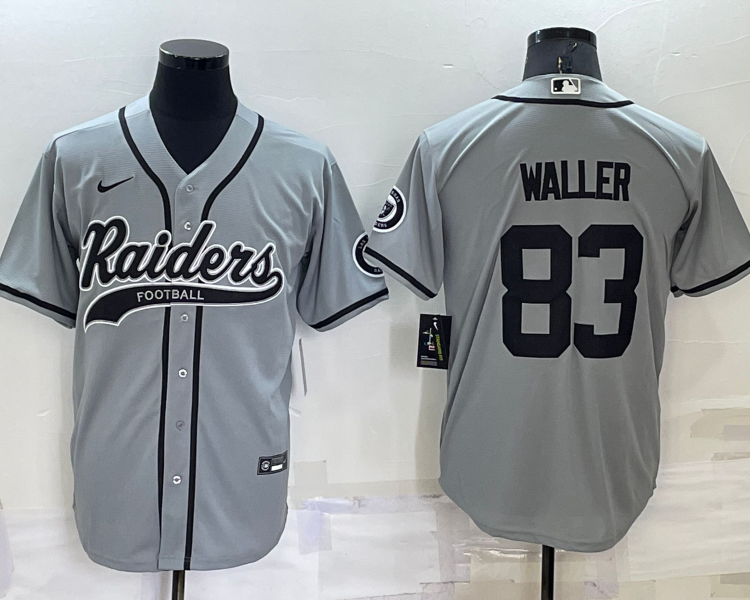 Men's Las Vegas Raiders Darren Waller #83 Gray Jersey Joint Edition