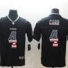 Men's Las Vegas Raiders Derek Carr #4 Black Alternate Jersey