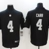 Men's Las Vegas Raiders Derek Carr #4 Black Vapor Jersey Black