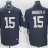 Men's Las Vegas Raiders Gardner Minshew II #15 Black Jersey