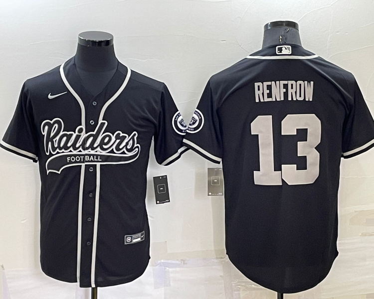 Men's Las Vegas Raiders Hunter Renfrow #13 Black Jersey Joint Edition