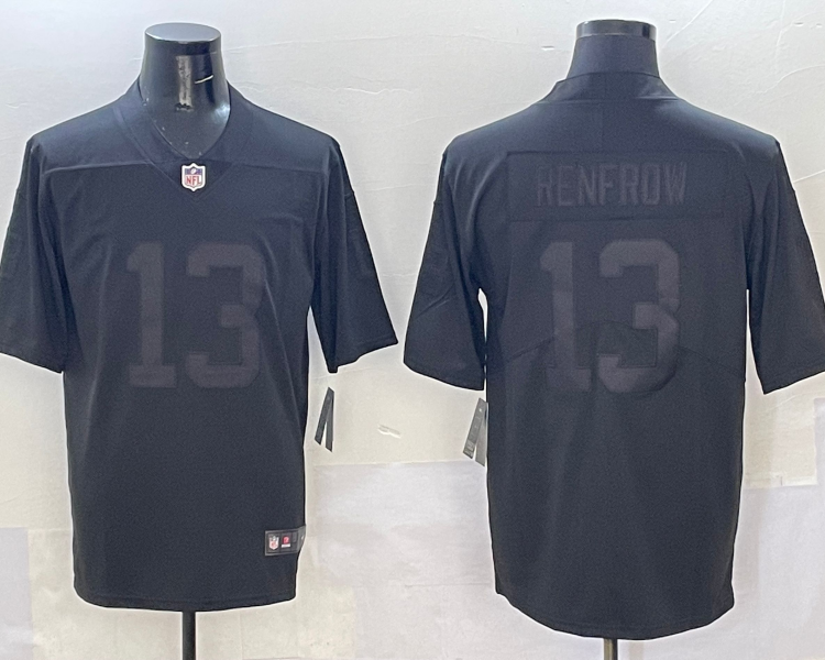 Men's Las Vegas Raiders Hunter Renfrow #13 Black Jersey
