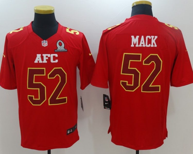 Men's Las Vegas Raiders Khalil Mack #52 Red Jersey
