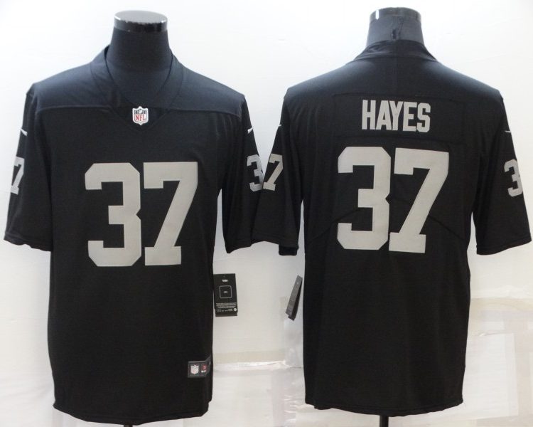 Men's Las Vegas Raiders Lester Hayes #37 Black Jersey
