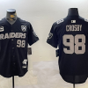 Men's Las Vegas Raiders Maxx Crosby #98 Black Team Jersey