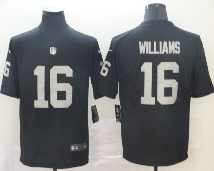 Men's Las Vegas Raiders Tyrell Williams #16 Black Jersey