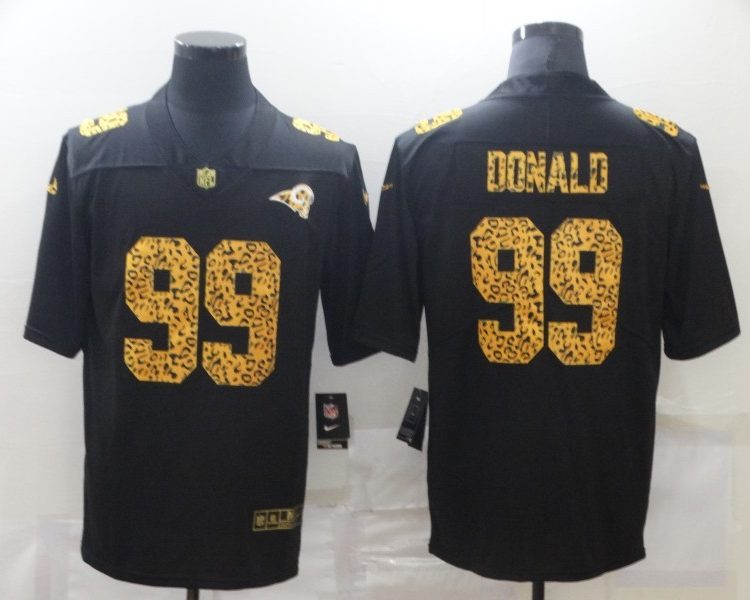 Men's Los Angeles Rams #99 Aaron Donald Black Alternate Jersey