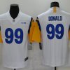 Men's Los Angeles Rams Aaron Donald #99 White Legend Jersey
