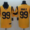 Men's Los Angeles Rams Aaron Donald #99 Yellow Jersey