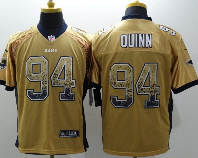 Men's Los Angeles Rams Robert Quinn #94 Yellow Jersey