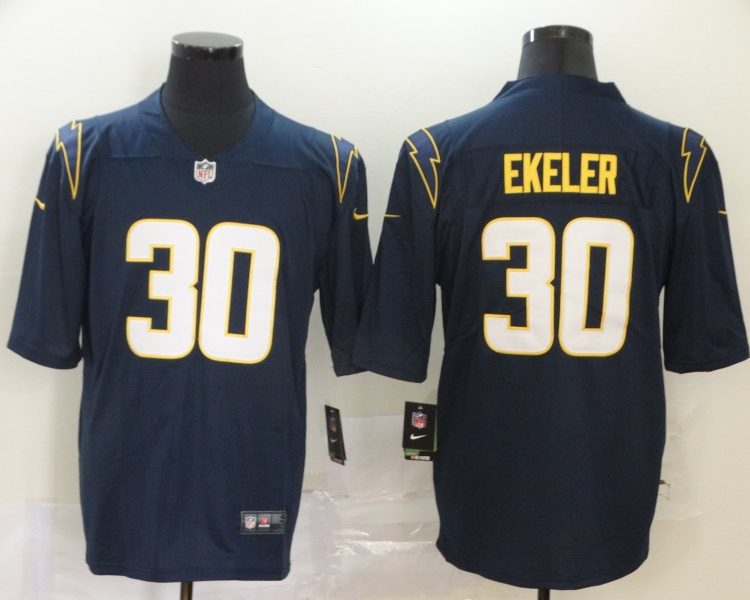 Men's Los Angeles Chargers Austin Ekeler #30 Navy Alternate Jersey