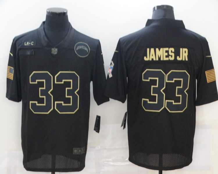 Men's Los Angeles Chargers Derwin James #33 Black Jersey