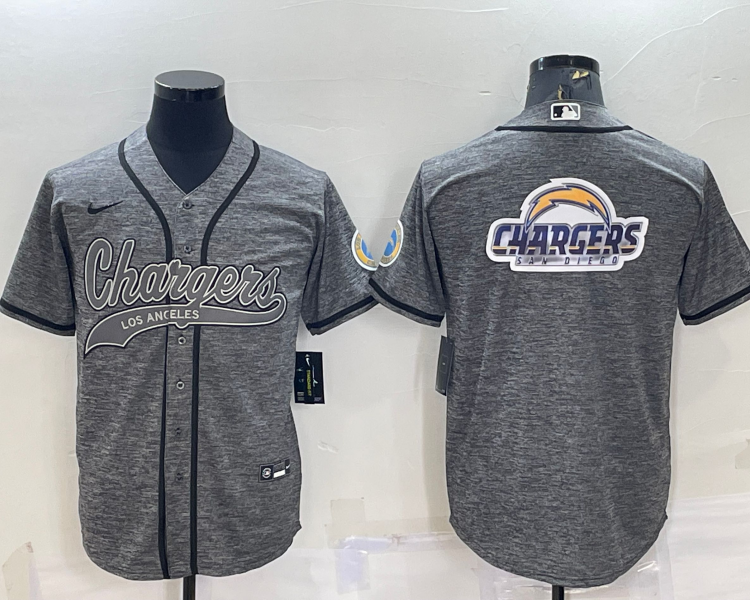 Men's Los Angeles Chargers Gray Jersey