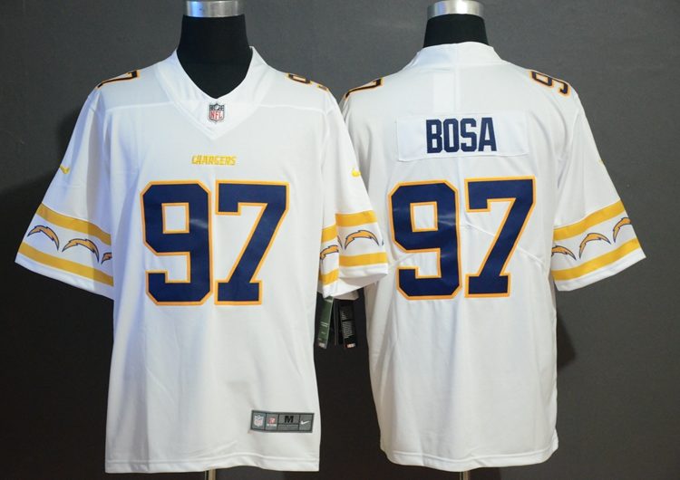 Men's Los Angeles Chargers Joey Bosa #97 White Jersey