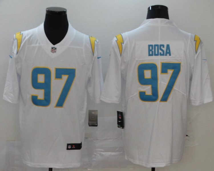 Men's Los Angeles Chargers Joey Bosa #97 White Jersey