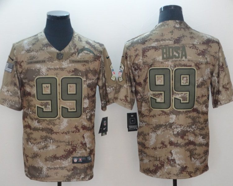 Men's Los Angeles Chargers Joey Bosa #99 Camouflage Jersey
