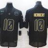 Men's Los Angeles Chargers Justin Herbert #10 Black Jersey