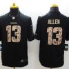 Men's Los Angeles Chargers Keenan Allen #13 Black Jersey
