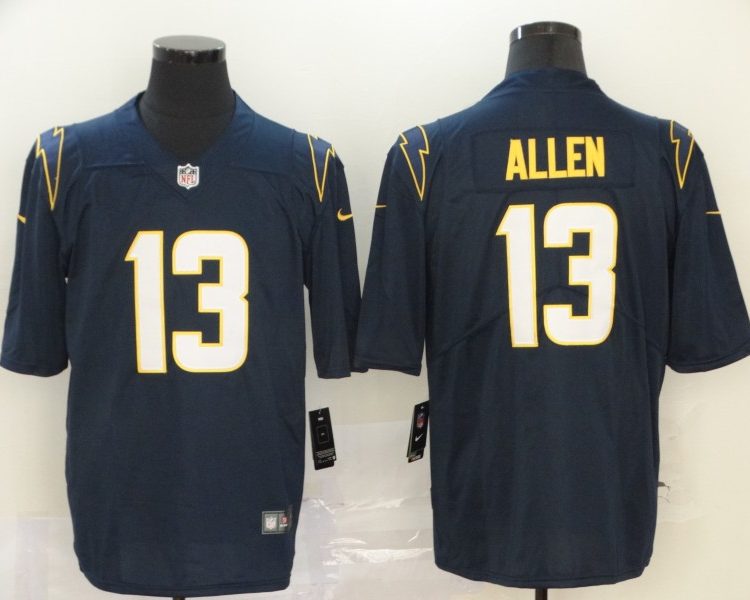 Men's Los Angeles Chargers Keenan Allen #13 Navy Alternate Jersey