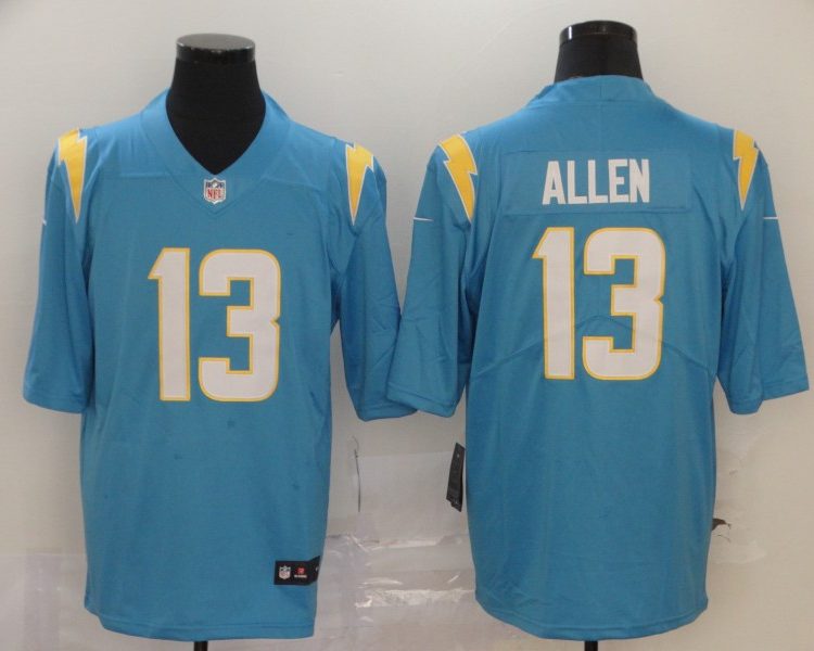 Men's Los Angeles Chargers Keenan Allen #13 Powder Blue Jersey