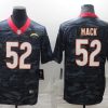 Men's Los Angeles Chargers Khalil Mack #52 Grey Camouflage Jersey
