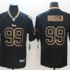 Men's Los Angeles Rams #99 Aaron Donald Black Jersey