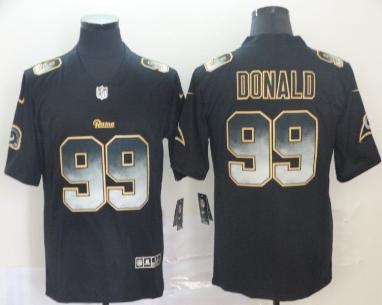 Men's Los Angeles Rams Aaron Donald #99 Black Alternate Jersey
