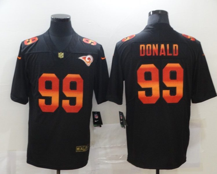 Men's Los Angeles Rams Aaron Donald #99 Black Jersey