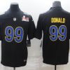 Men's Los Angeles Rams Aaron Donald #99 Black Jersey