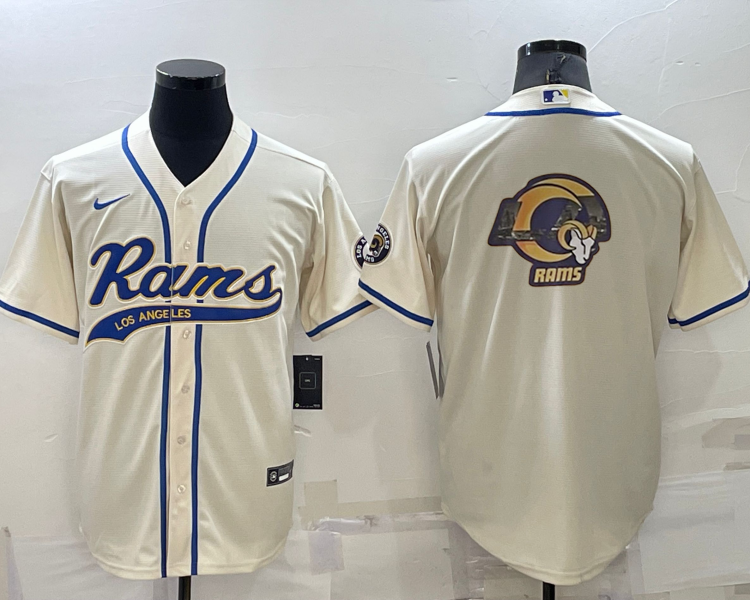 Men's Los Angeles Rams Bone Jersey