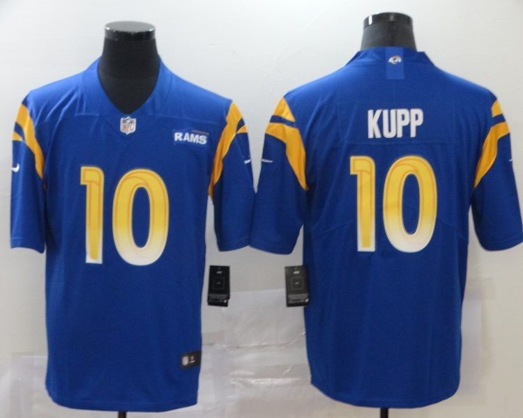 Men's Los Angeles Rams Cooper Kupp #10 Blue Jersey