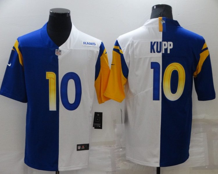 Men's Los Angeles Rams Cooper Kupp #10 Blue/White Jersey