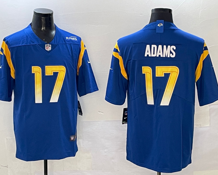 Men's Los Angeles Rams Davante Adams #17 Royal Jersey