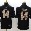 Men's Los Angeles Chargers Dan Fouts #14 Black Jersey