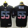 Men's Los Angeles Chargers Junior Seau #55 Black Jersey