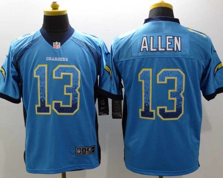 Men's Los Angeles Chargers Keenan Allen #13 Blue Jersey