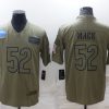 Men's Los Angeles Chargers Khalil Mack #52 Brown Jersey