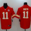 Men's Kansas City Chiefs #11 Alex Smith Red Team Color Jersey