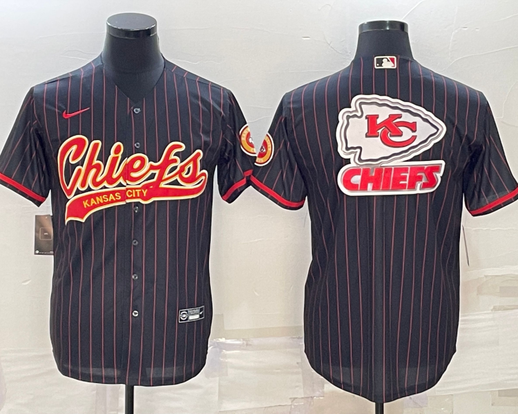 Men's Kansas City Chiefs Black Jersey