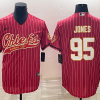 Men's Kansas City Chiefs Chris Jones #95 Red Jersey Joint Edition