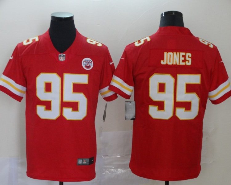 Men's Kansas City Chiefs Chris Jones #95 Red Jersey