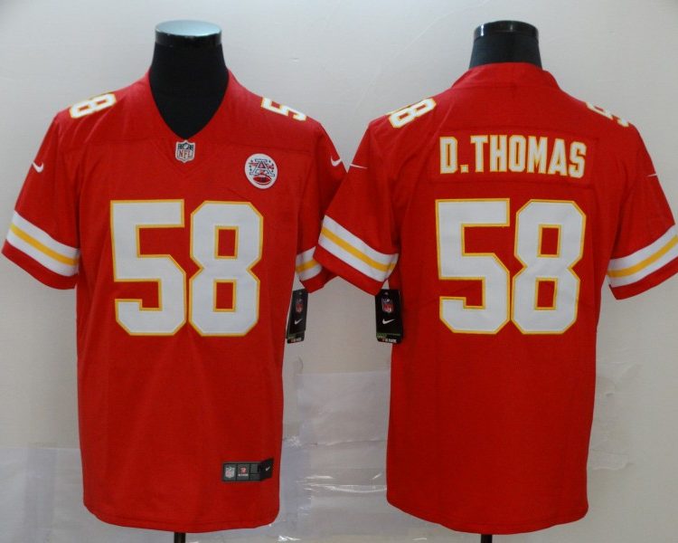 Men's Kansas City Chiefs Derrick Thomas #58 Red Jersey