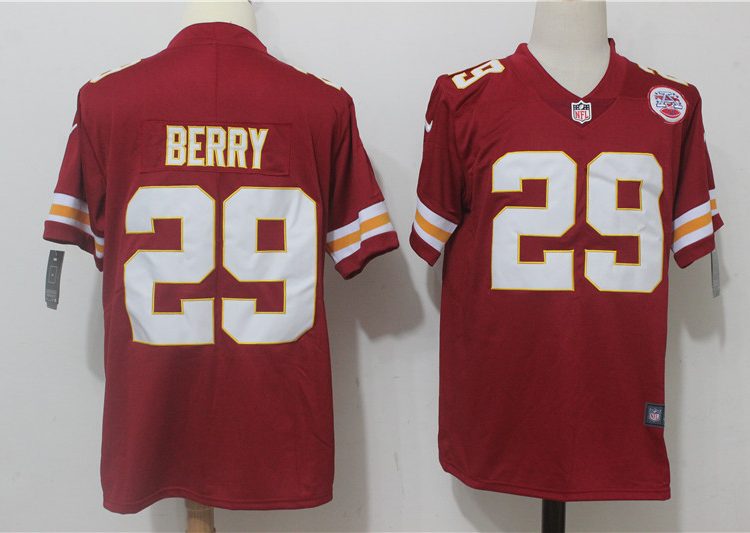 Men's Kansas City Chiefs Eric Berry #29 Red Jersey