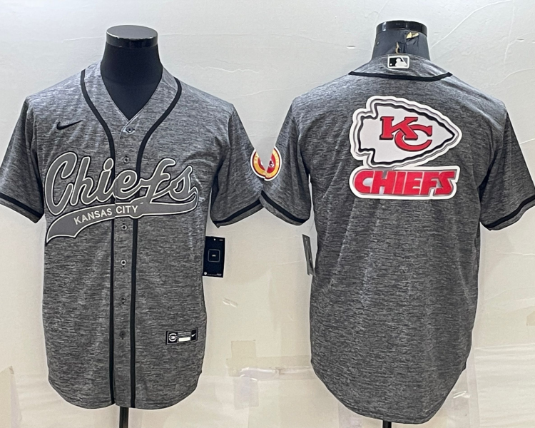 Men's Kansas City Chiefs Grey Jersey