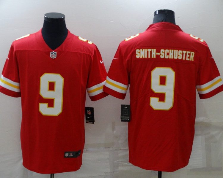 Men's Kansas City Chiefs JuJu Smith-Schuster #9 Red Jersey