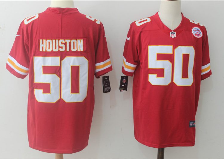 Men's Kansas City Chiefs Justin Houston #50 Red Jersey