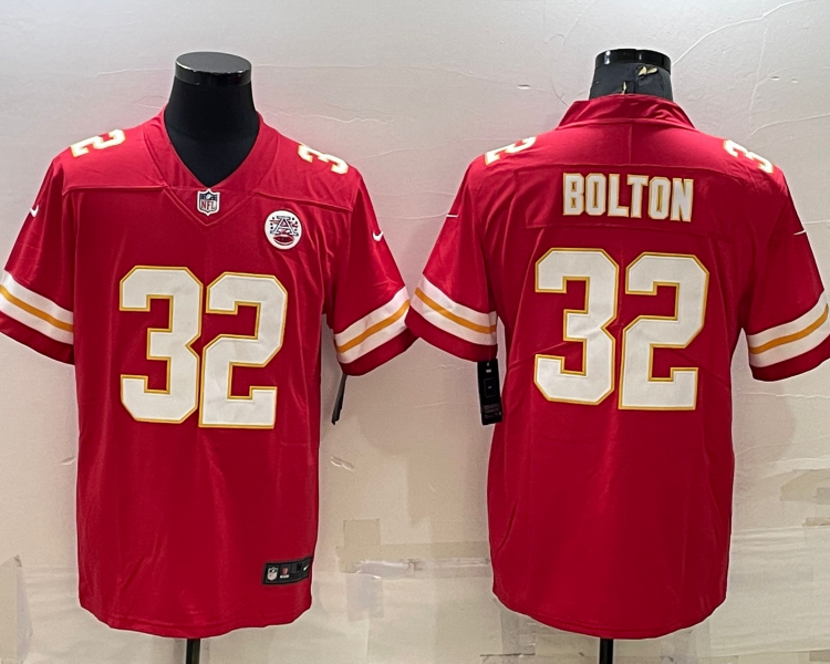 Men's Kansas City Chiefs Nick Bolton #32 Red Jersey