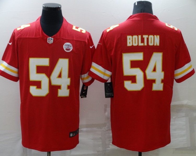 Men's Kansas City Chiefs Nick Bolton #54 Red Jersey