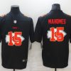Men's Kansas City Chiefs Patrick Mahomes #15 Black Alternate Jersey