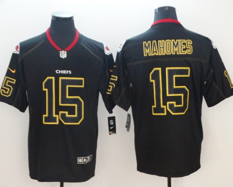 Men's Kansas City Chiefs Patrick Mahomes Black Alternate Jersey